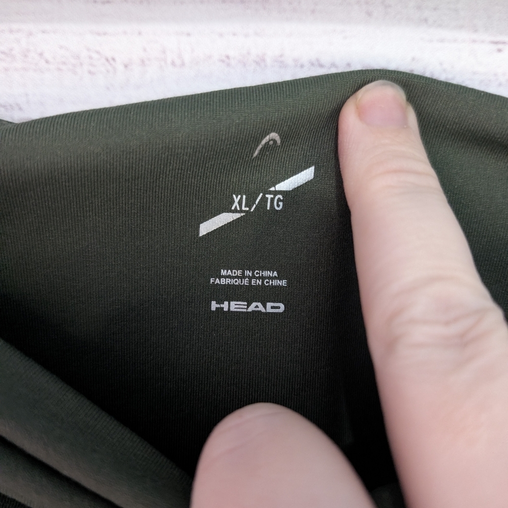 Euc HEAD Olive Green Leggings Size XL - Picture 5 of 8